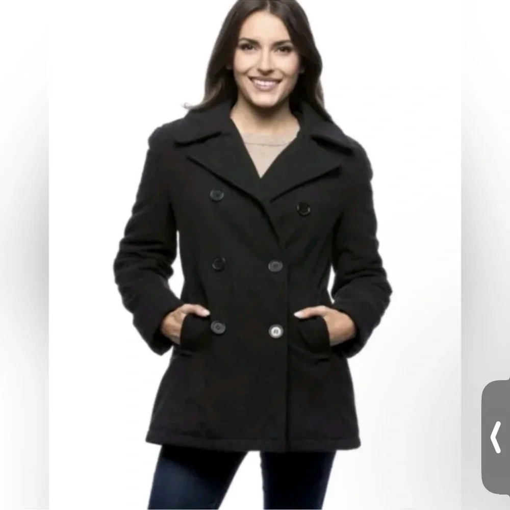 Michael Kors Wool Pea Coat - Picture 2 of 6